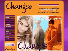 Tablet Screenshot of changes-spa.com